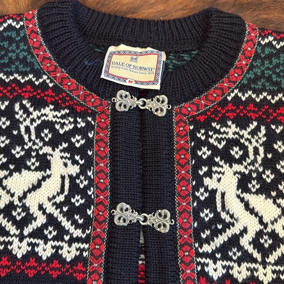 Dale of Norway Wool Cardigan Sweater - Picture 6 of 8